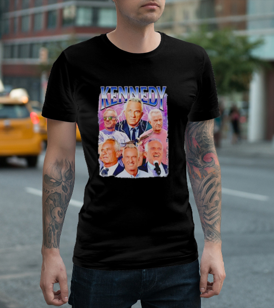 Kennedy Robert F Kennedy Jr 2024 President Campaign Collage T-Shirt