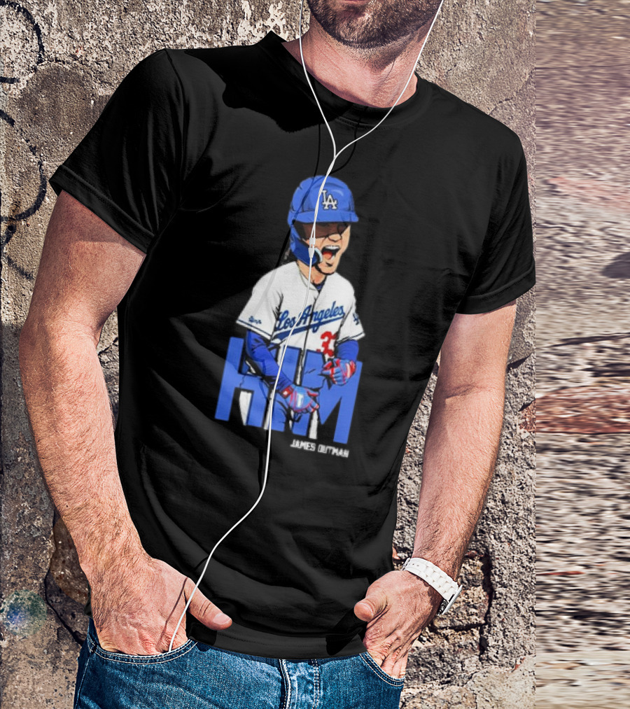Los Angeles Dodgers James Outman HIM Baseball T-Shirt