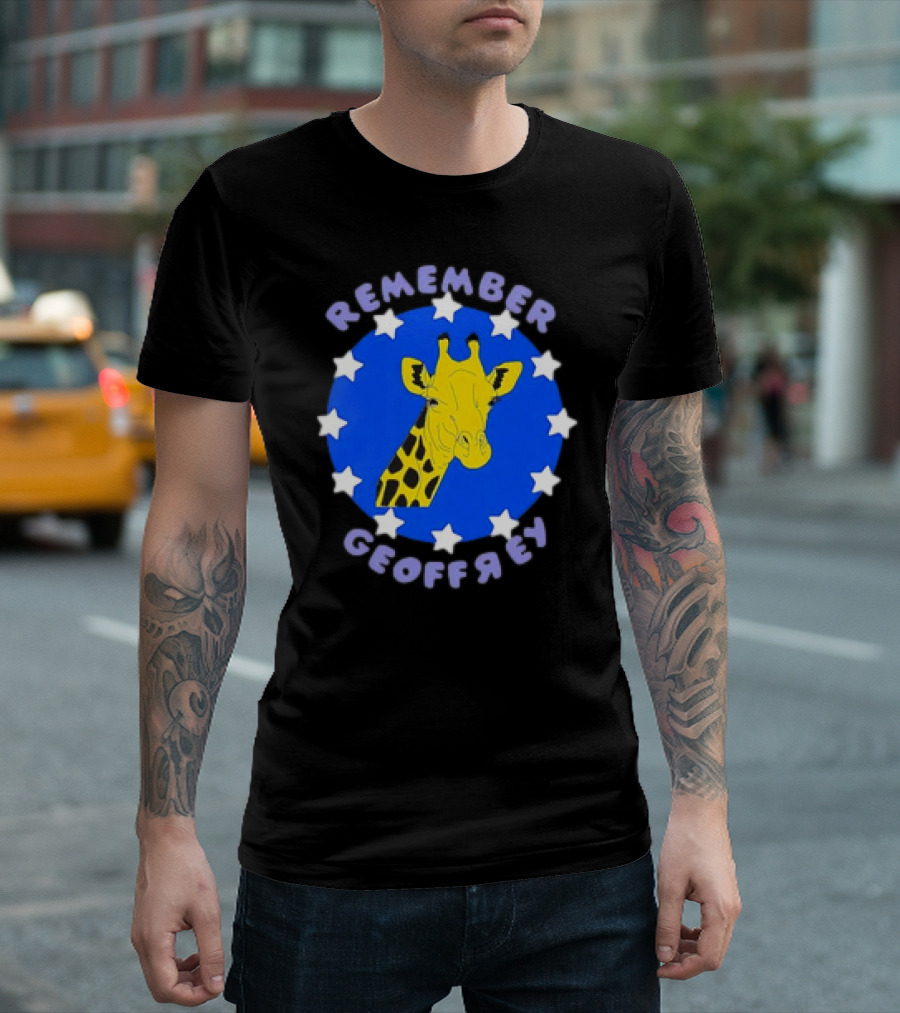 Remember Geoffrey Nostalgic Giraffe Us Toys Cartoon Retro T-Shirt