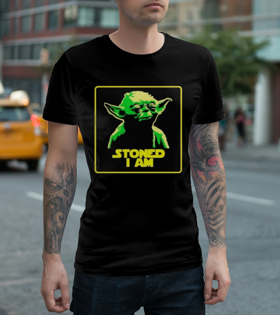 Star Wars Yoda Stoned I Am Jedi Master Meme T-Shirt
