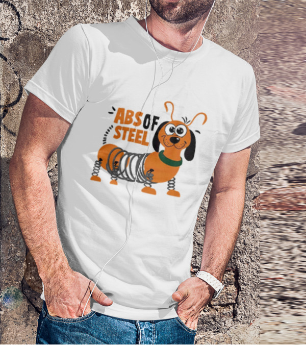 ABS Of Steel Dog Toy Story Slinky Dog T-Shirt