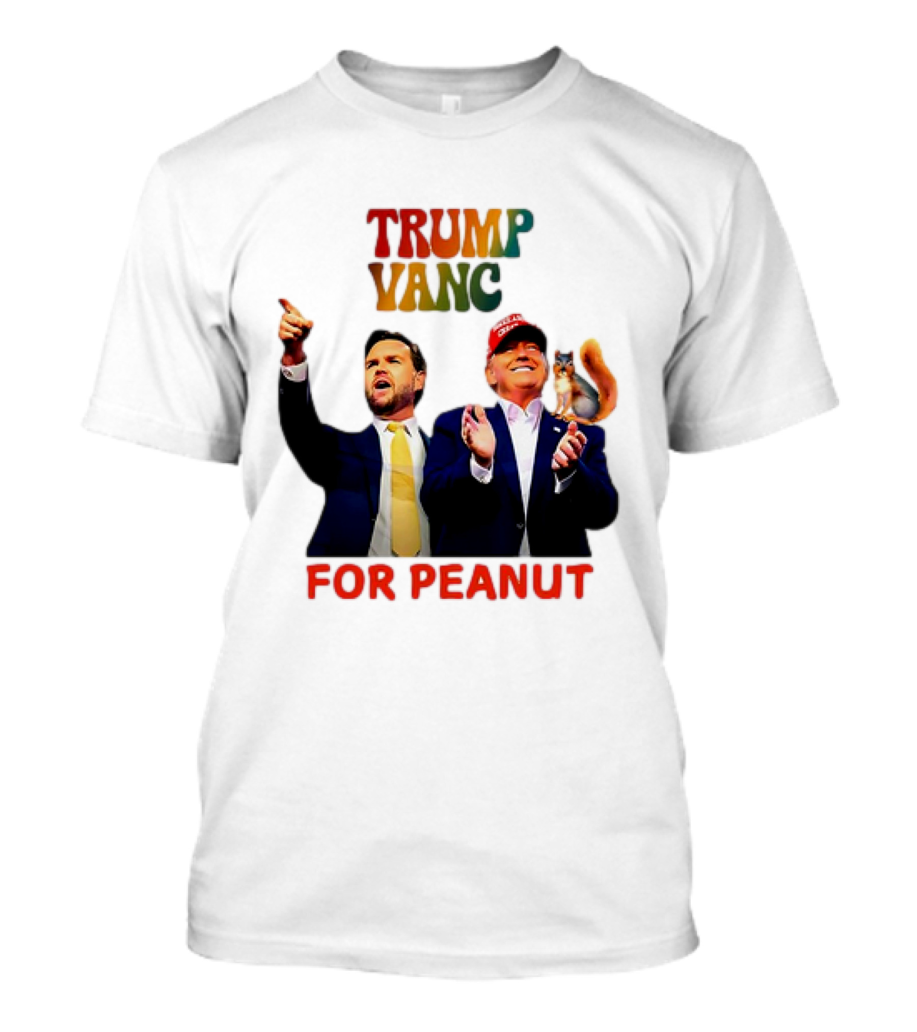 Trump Vance Vote For Peanut Squirrel Enthusiast T-Shirt