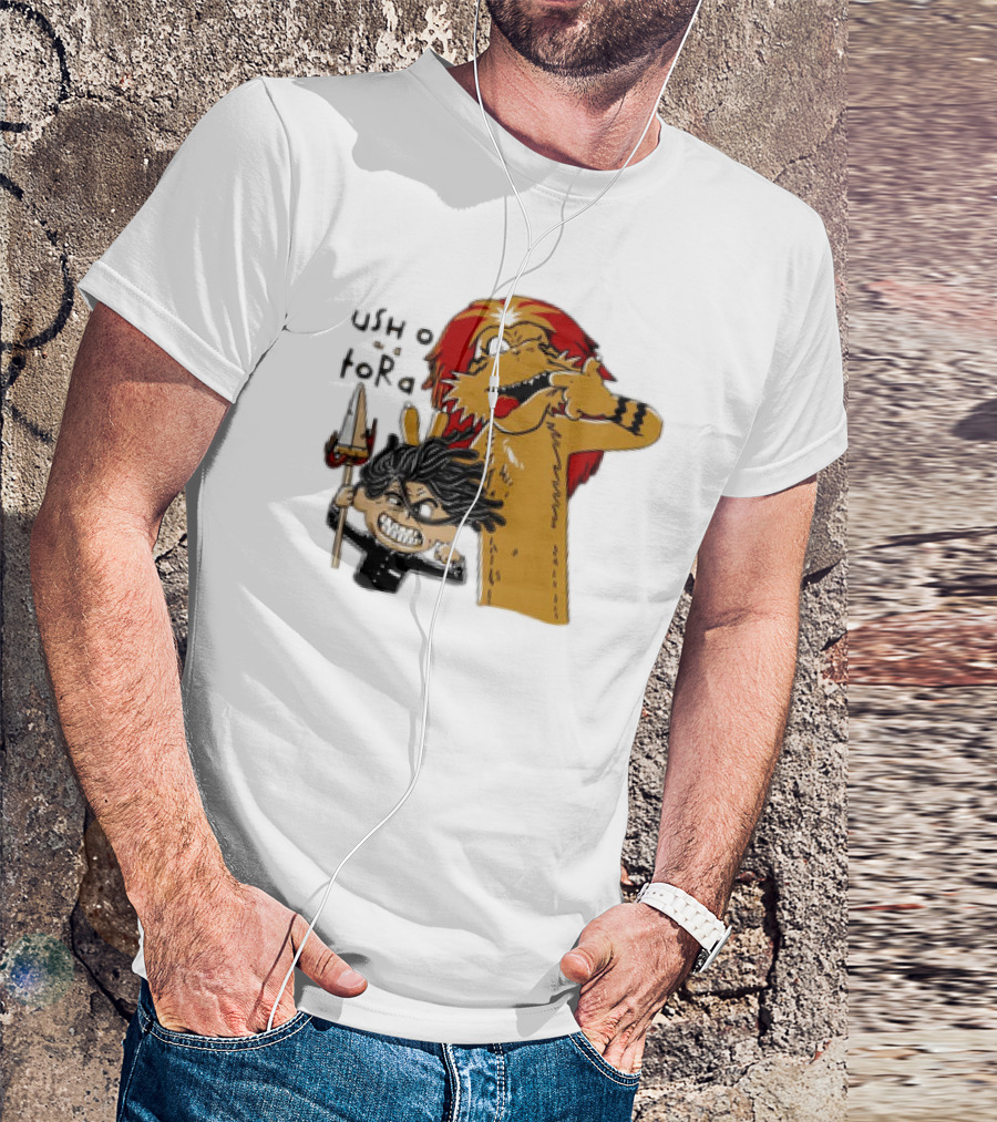 Ushio And Tora Calvin And Hobbes Mashup Tide And Tiger T-Shirt