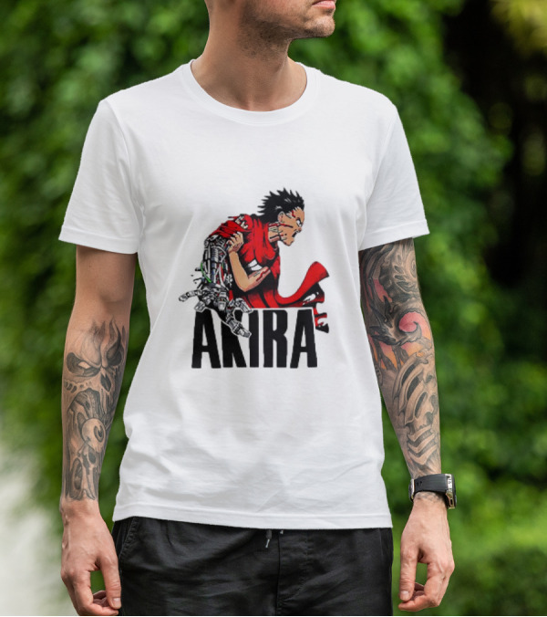 Akira Tetsuo Shima Cybernetic Arm Vintage 1980s Iconic Anime T-Shirt