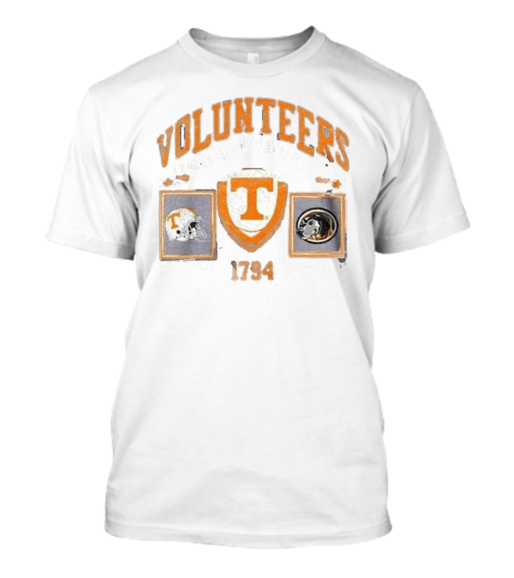 Volunteers Tennessee 1794 Knoxville ET Veritas Liberabit Football Helmet T-Shirt