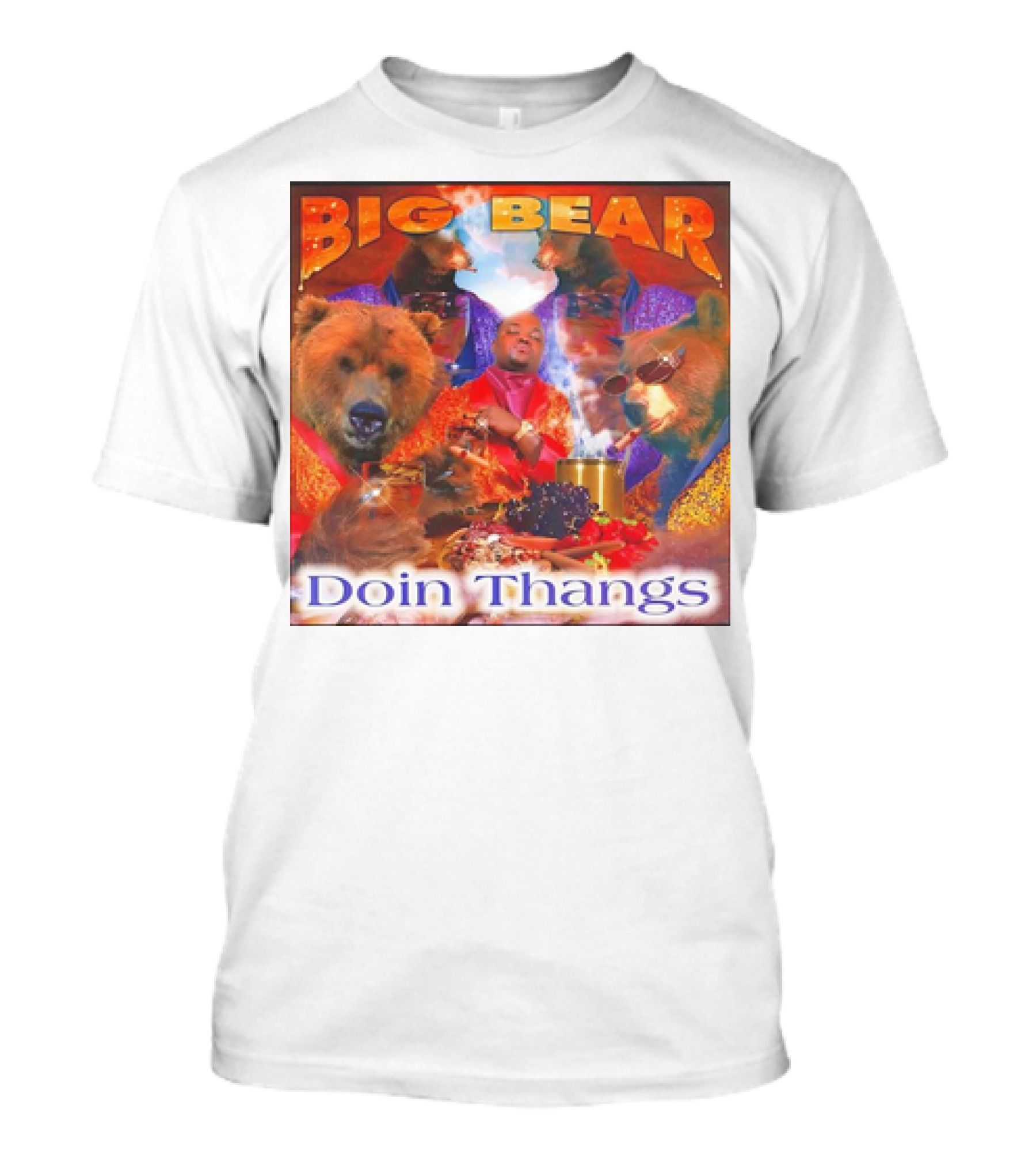 BIG BEAR DOIN THANGS Album Cover T-Shirt