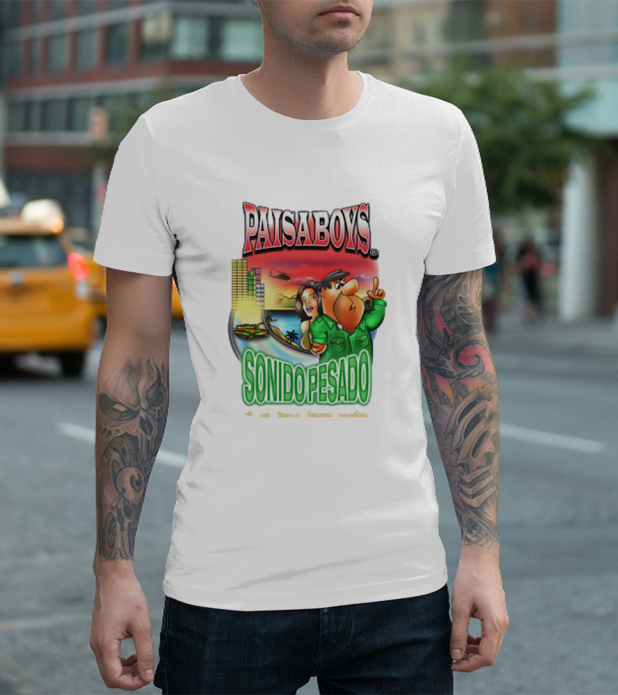 PAISABOYS SONIDO PESADO al mal tiempo buenas cumbias T-Shirt