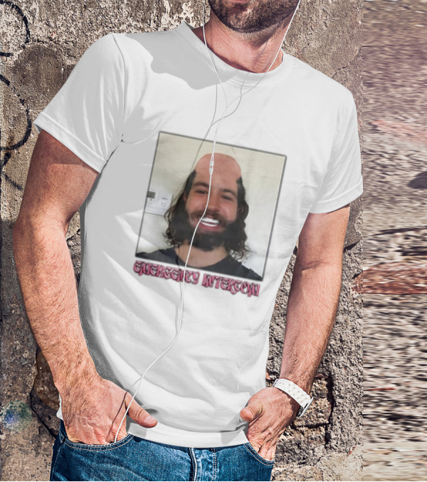 Emergency Intercom Drew’s Veneers Meme Parody Face Image T-Shirt
