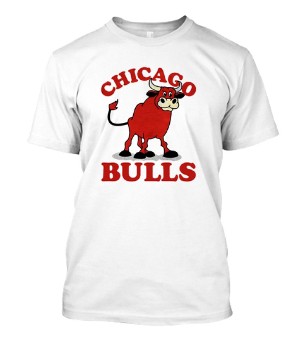 Retro Vintage Chicago Bulls Classic Iconic Bull Image T-Shirt