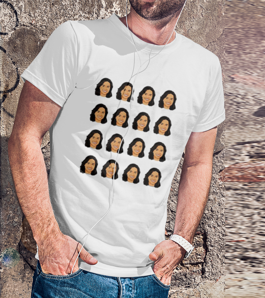 Tulsi Gabbard 16 Identical Smiling Faces T-Shirt