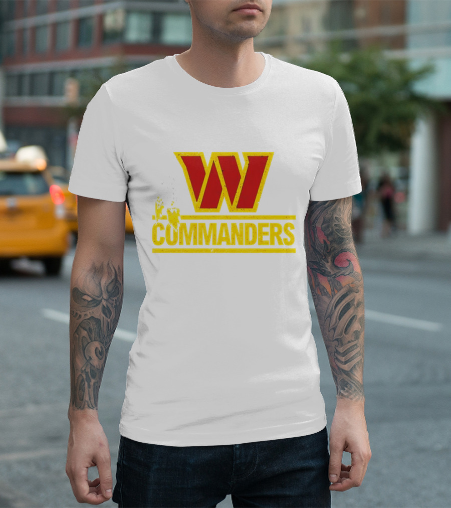 Coach Dan Quinn Commanders Feather W T-Shirt