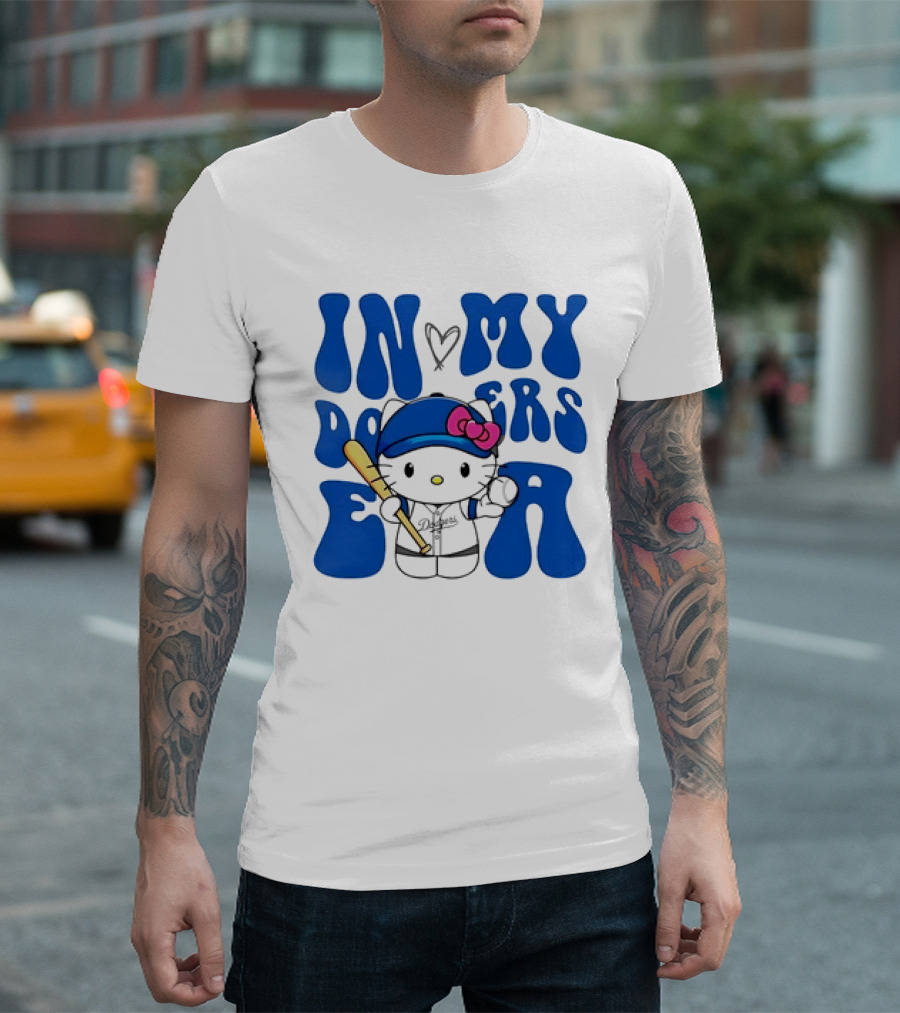 Hello Kitty Los Angeles Dodgers In My Dodgers Era T-Shirt