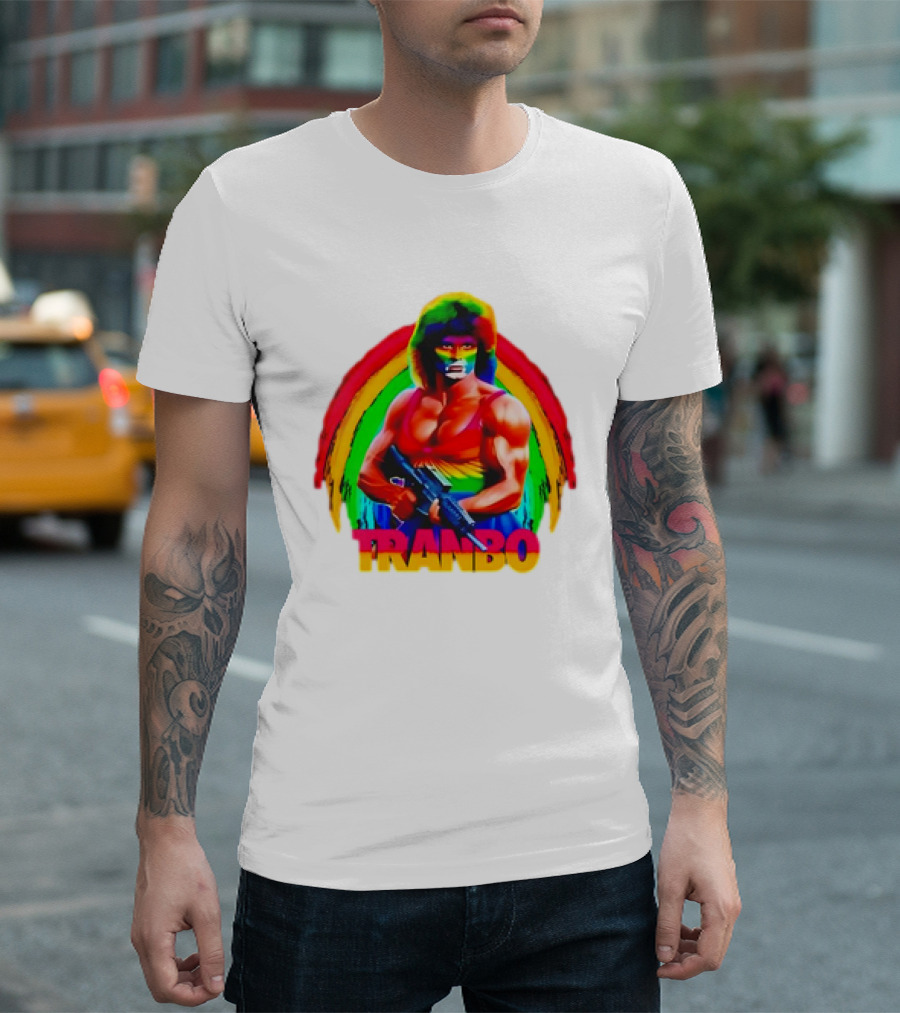 Tranbo Rambo Rainbow Warrior T-Shirt
