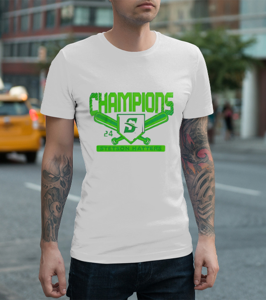 Champions 24 Stetson Hatters S Baseball Tournament T-Shirt