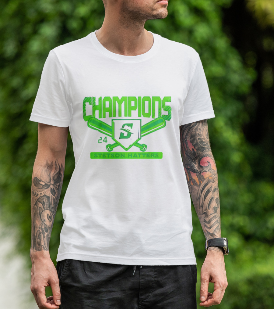 Champions 24 Stetson Hatters S Baseball Tournament T-Shirt