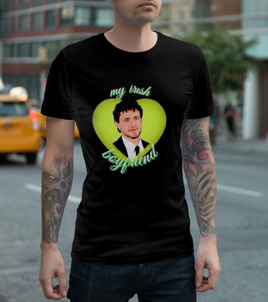 Paul Mescal My Irish Boyfriend Heart T-Shirt