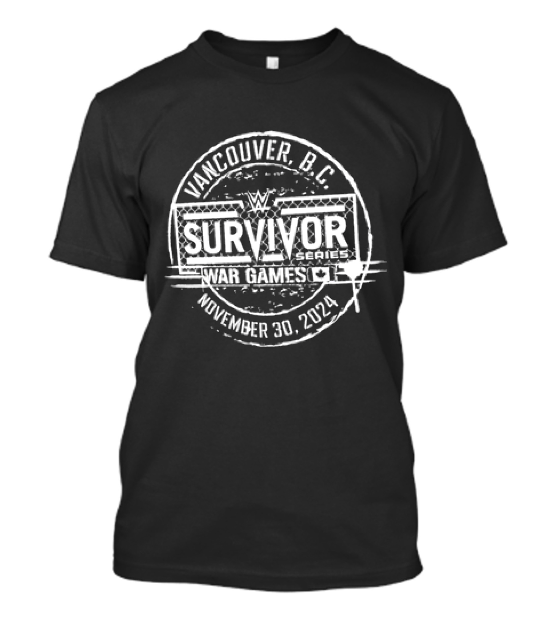 Vancouver B.C. WWE Survivor Series War Games November 30 T-Shirt