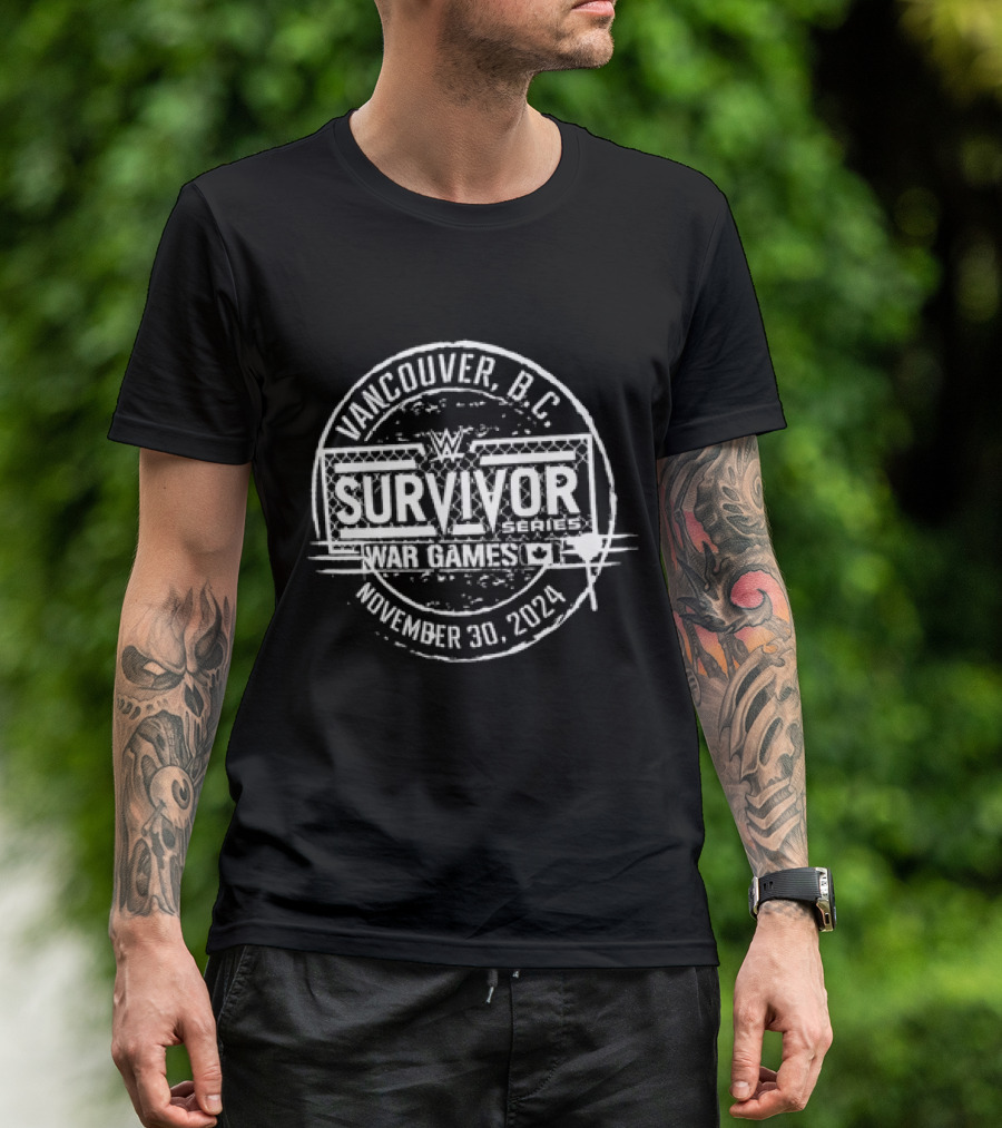 Vancouver B.C. WWE Survivor Series War Games November 30 T-Shirt