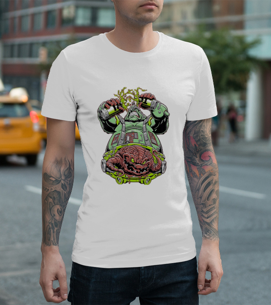 Krang Teenage Mutant Ninja Turtles Android Attack Comic T-Shirt