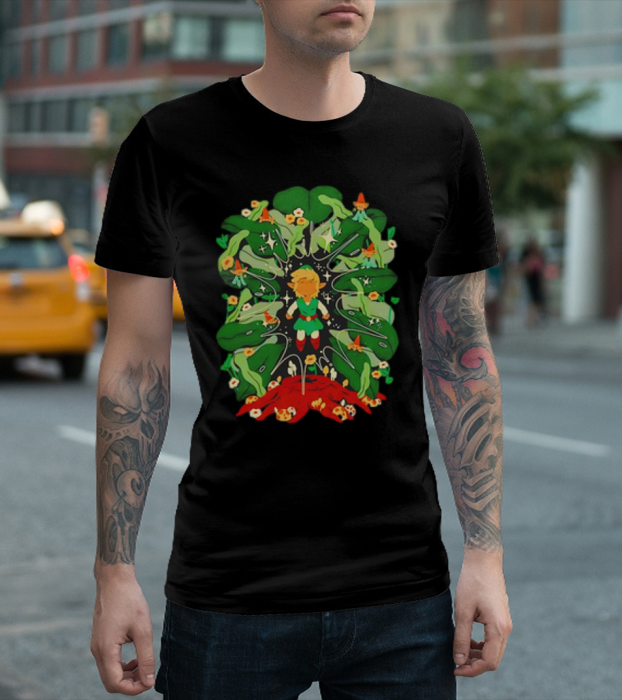 Learn to Navigate Worlds of Giants and Little Ones Minish Boy Gnomes Kingdom T-Shirt
