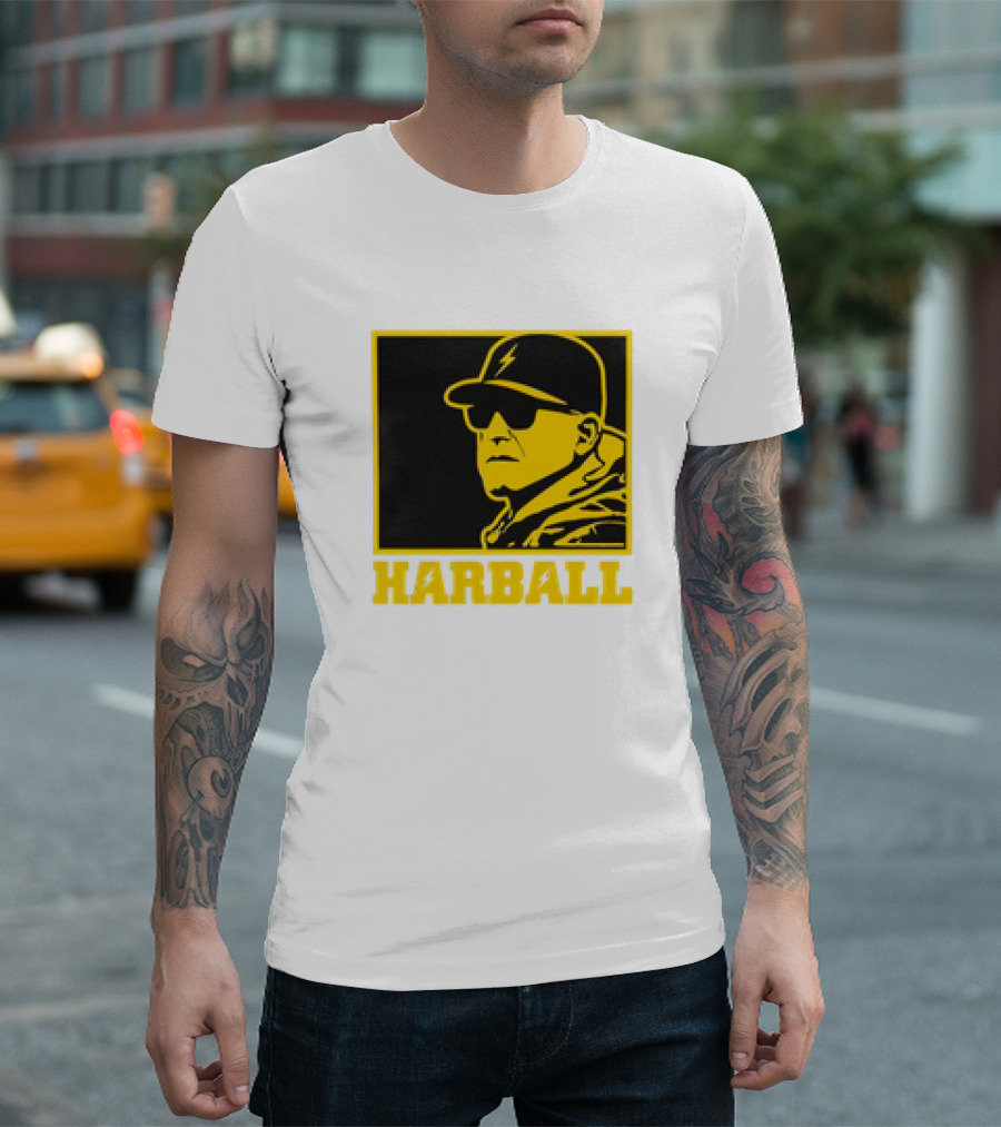 Chargers Harball NFL Royal Jim Harbaugh Los Angeles T-Shirt