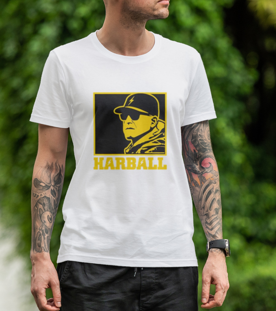 Chargers Harball NFL Royal Jim Harbaugh Los Angeles T-Shirt