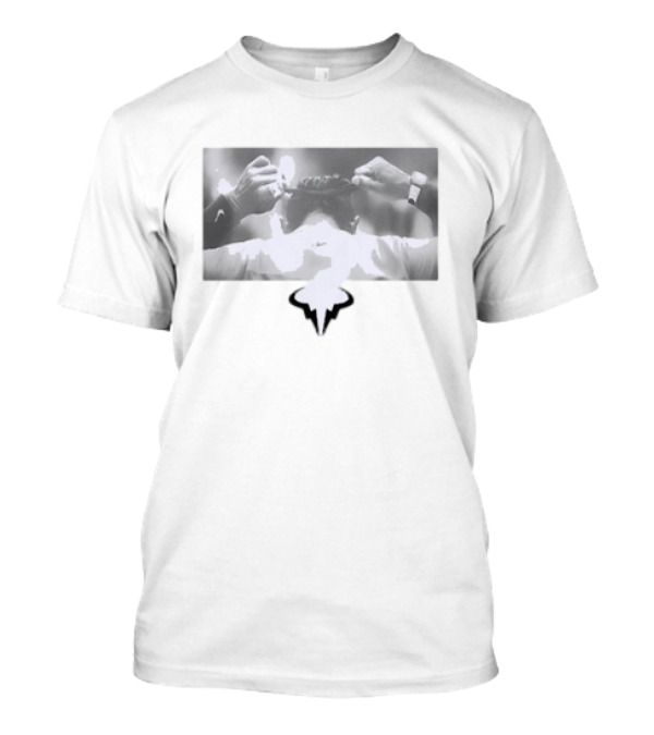 Serena Williams Decked Out In Rafa Nadal Bull T-Shirt