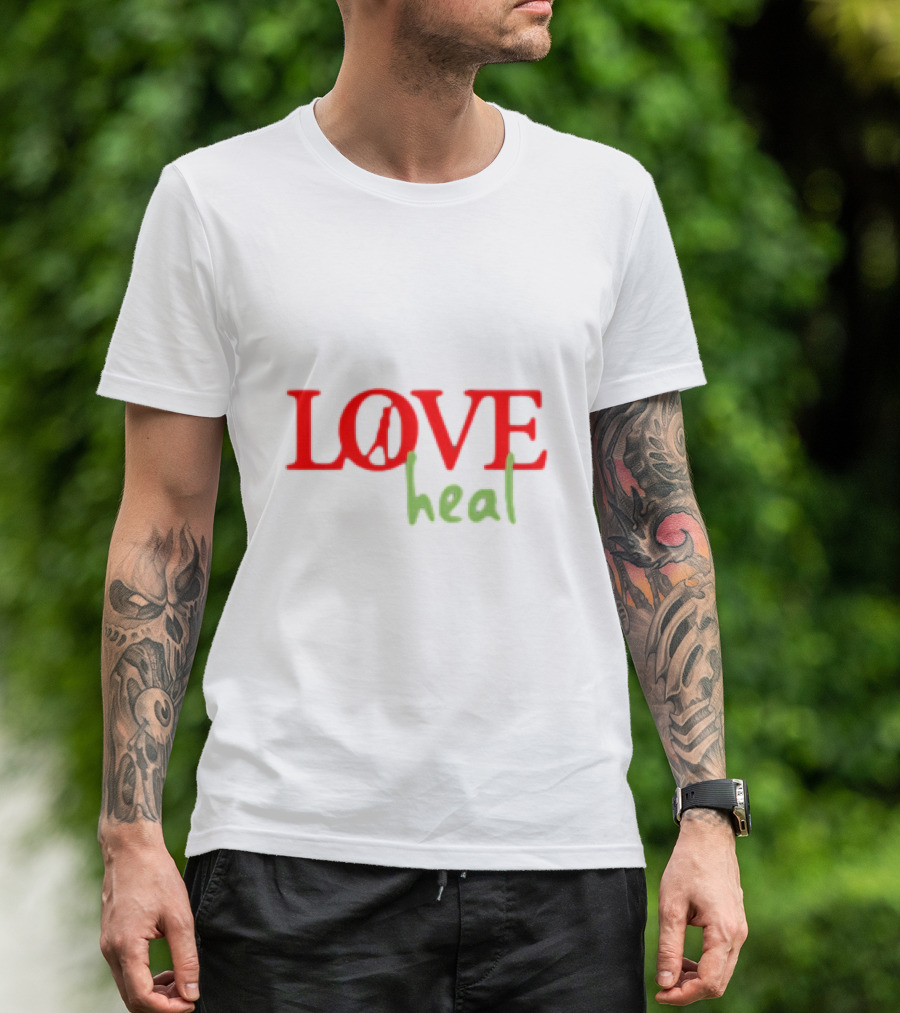 Devale Ellis Love Peace Heal T-Shirt