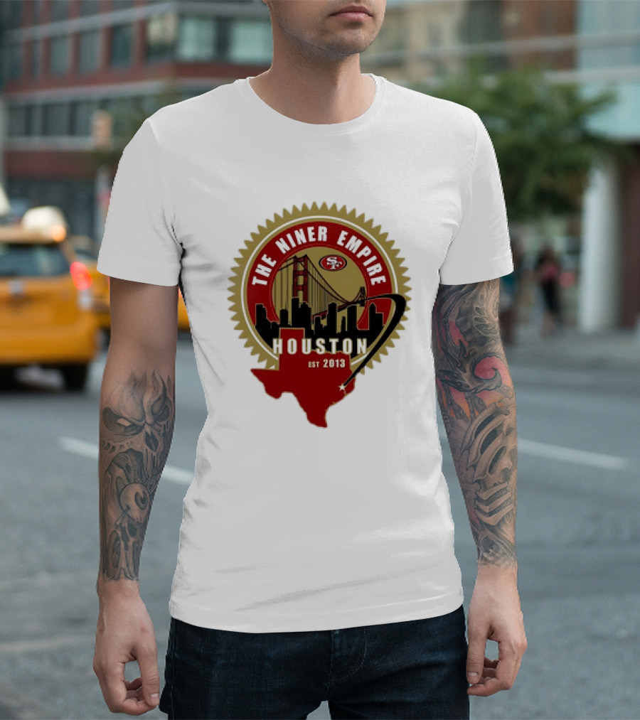 The Niner Empire San Francisco 49ers Houston Est 2013 T-Shirt