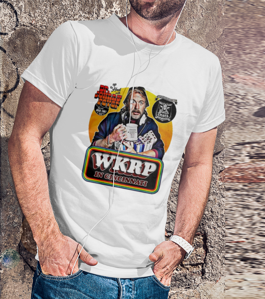 Dr Johnny Fever WKRP In Cincinnati Rock And Roll James Coffee Radio Mug T-Shirt