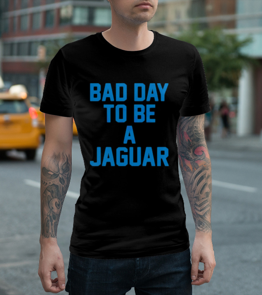 Dan Campbell Detroit Lions Bad Day to Be a Jaguar T-Shirt