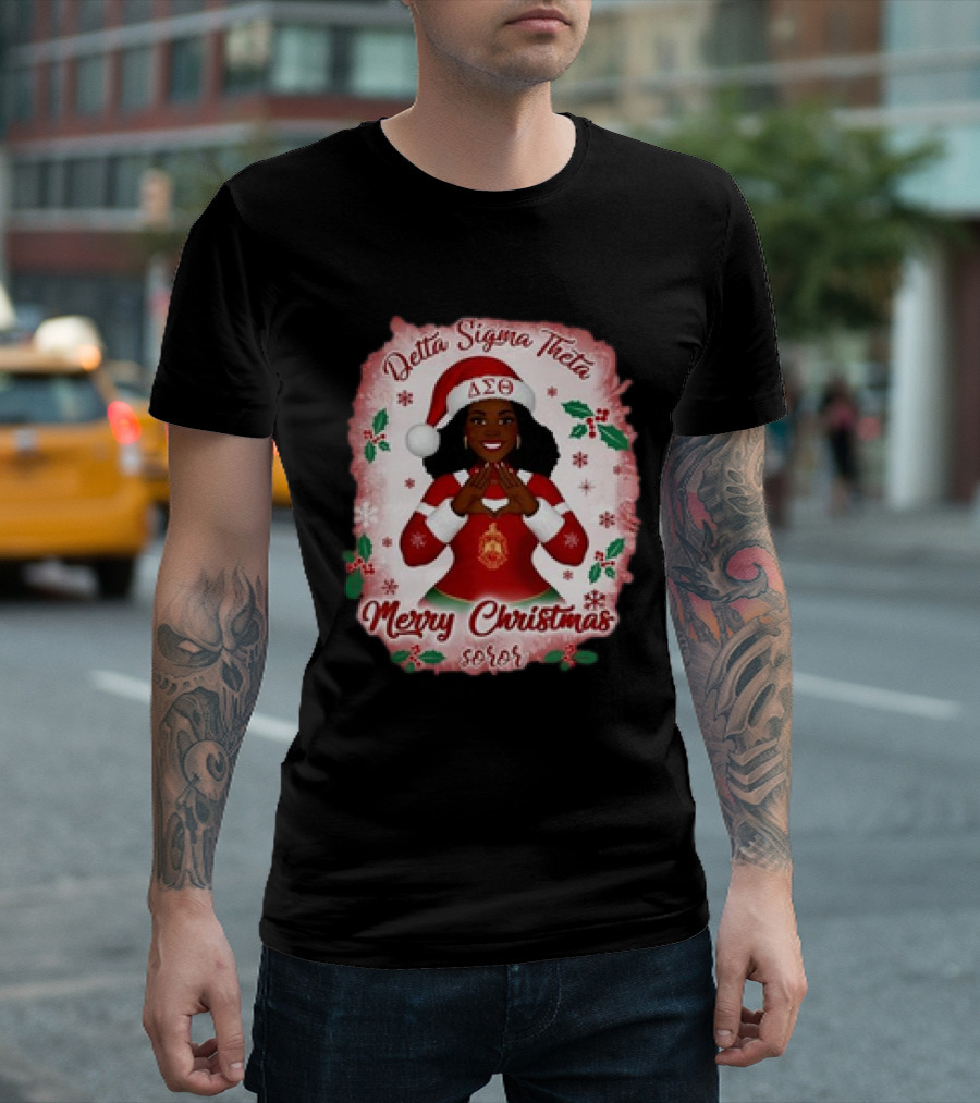 Delta Sigma Theta Merry Christmas Soror T-Shirt