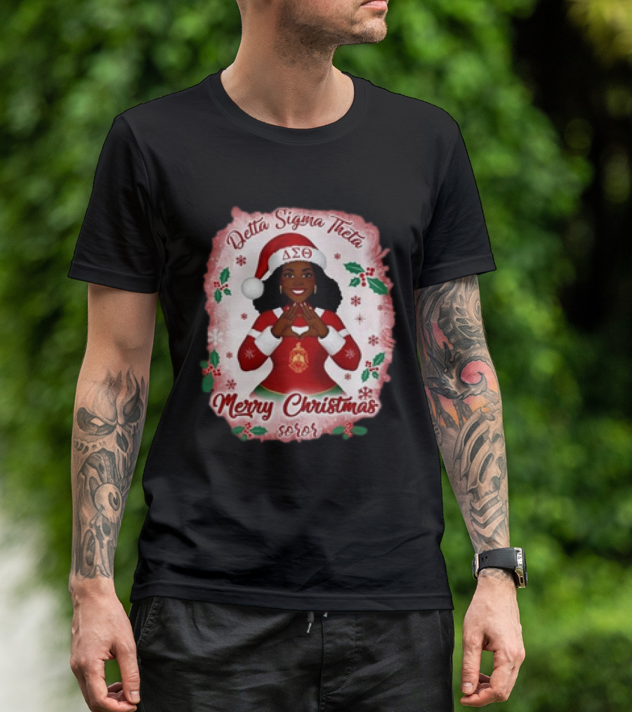 Delta Sigma Theta Merry Christmas Soror T-Shirt