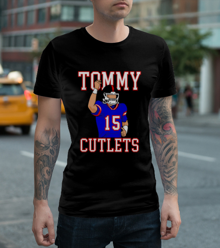 Tommy Cutlets 15 New York Giants Football Player T-Shirt