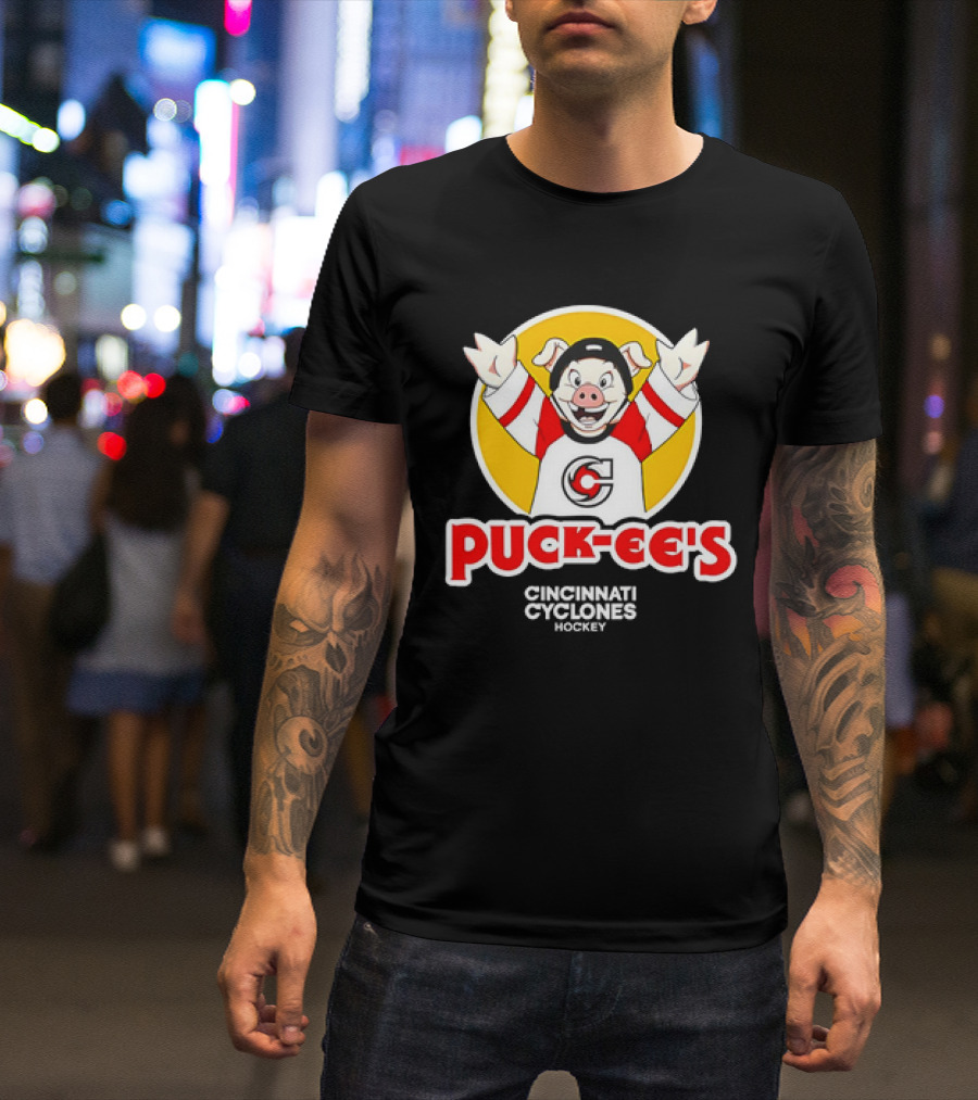 Puck-ee's Cincinnati Cyclones Hockey T-Shirt