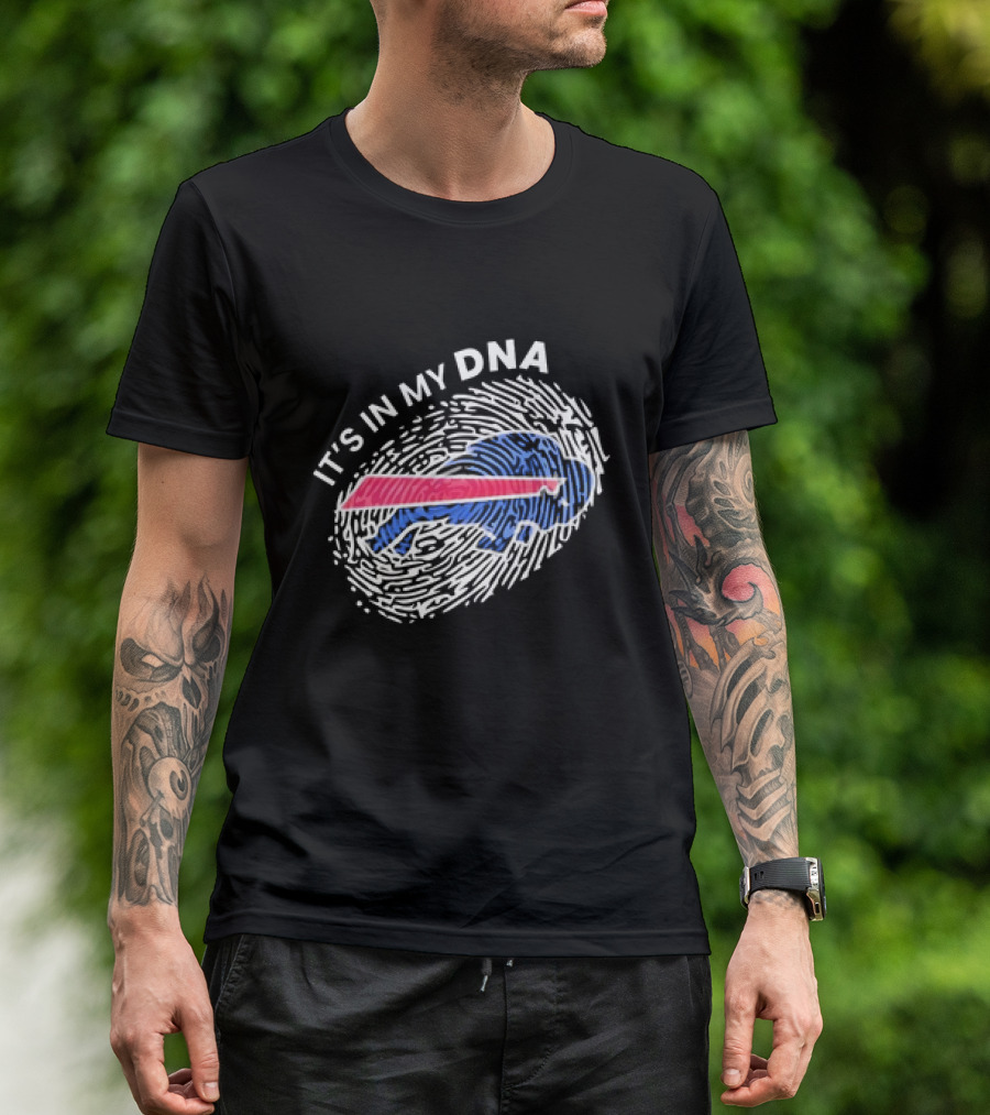 Buffalo Bills It's In My DNA Fingerprint T-Shirt