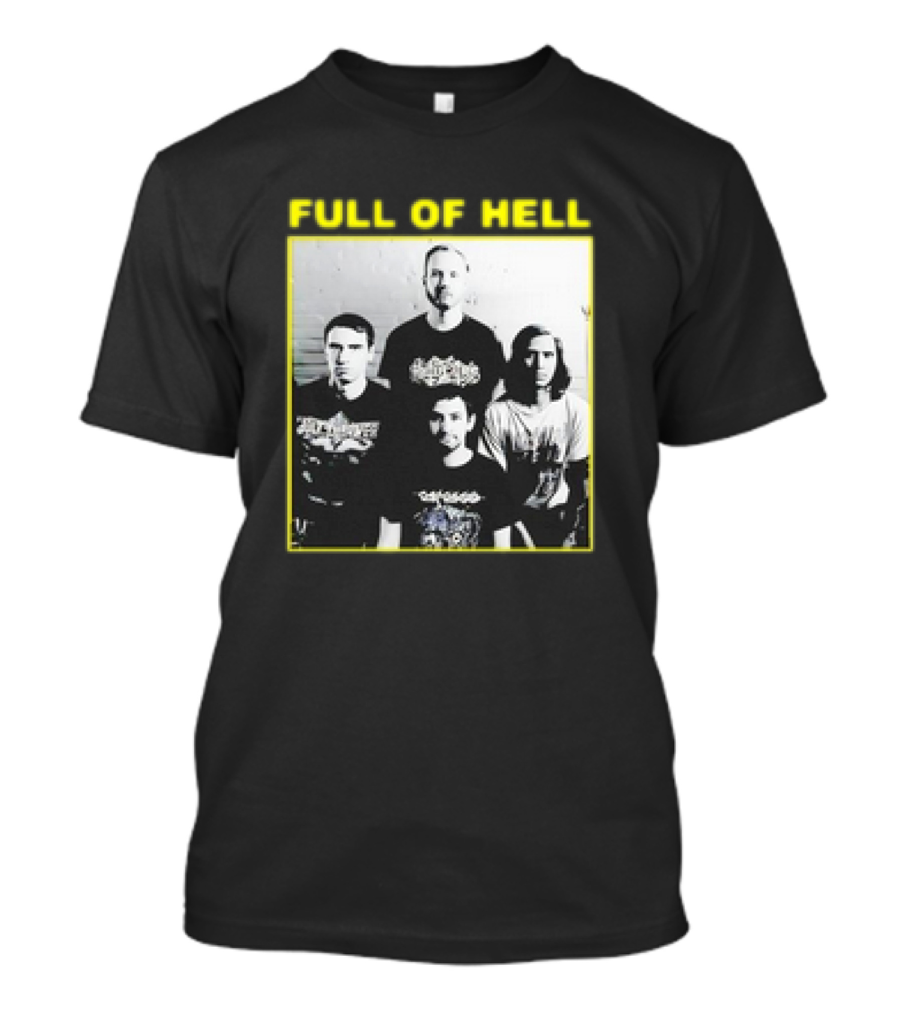 FULL OF HELL Band Photo You Suck You Know It You Can’t Face Up It’s Over Retro T-Shirt