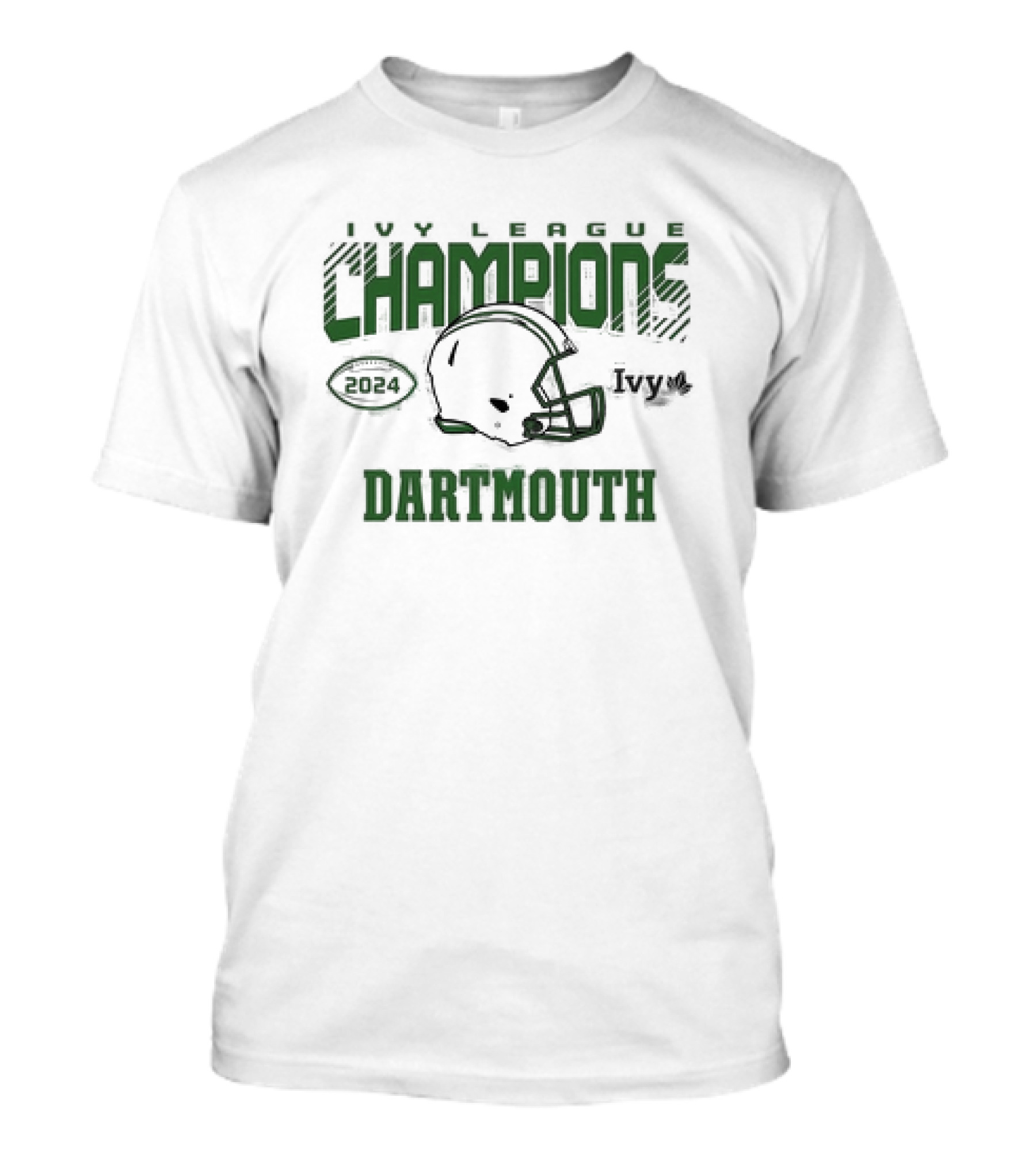 Dartmouth Ivy League Champions 2024 Football Helmet Ivy Leafs T-Shirt