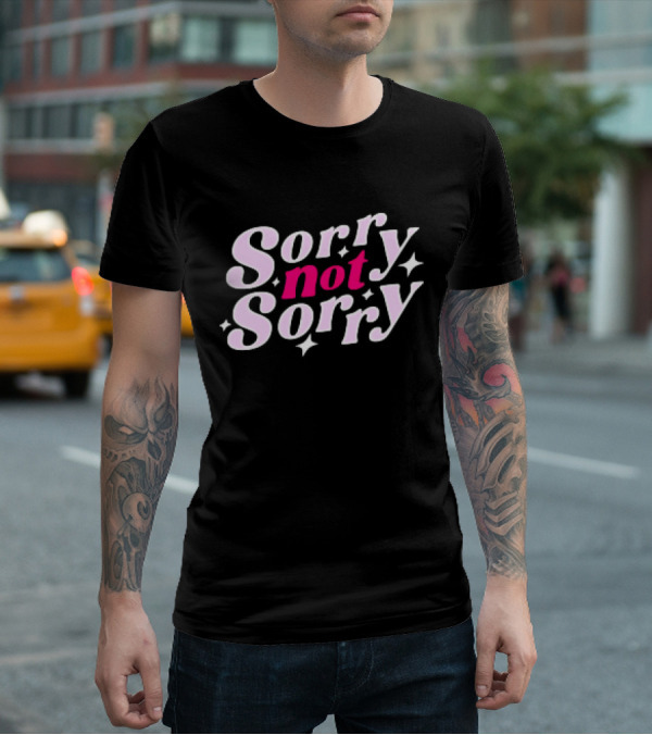 Angel Reese Sorry Not Sorry Script Ladies Boyfriend T-Shirt