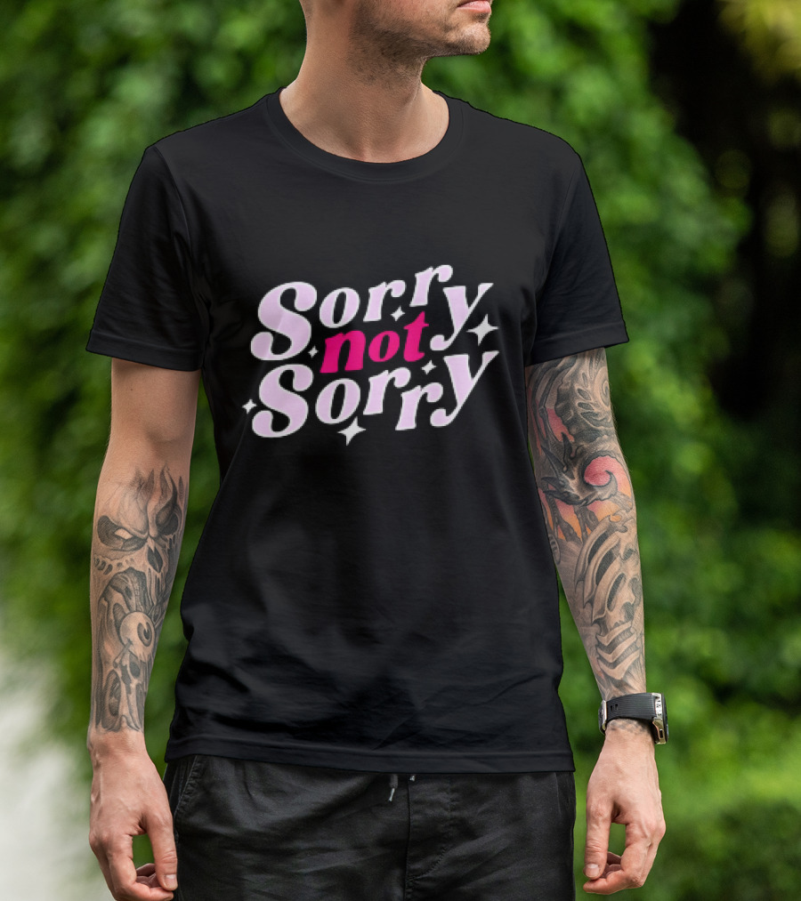 Angel Reese Sorry Not Sorry Script Ladies Boyfriend T-Shirt