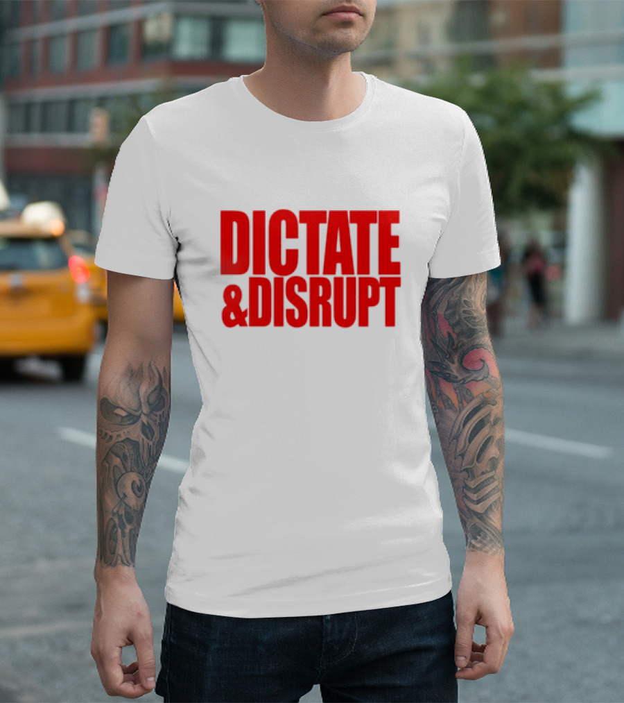 Ole Miss Dictate and Disrupt T-Shirt