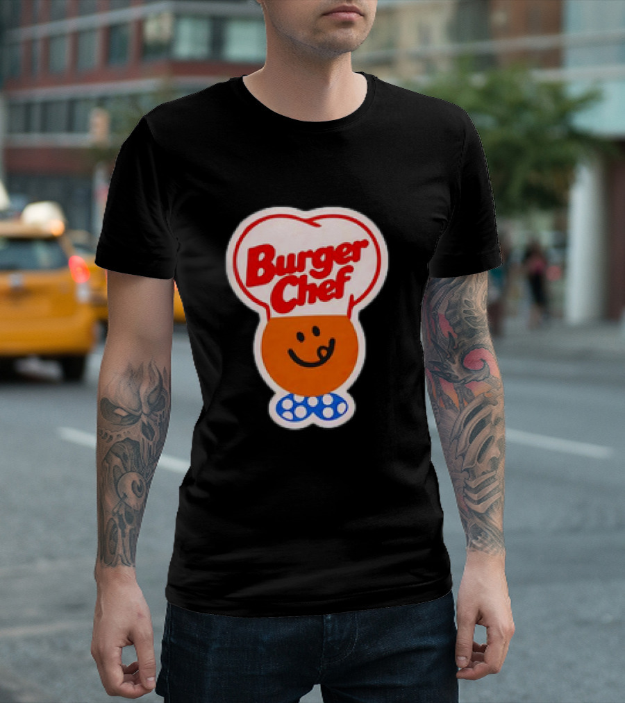 Burger Chef Red Smiling Icon Indianapolis T-Shirt