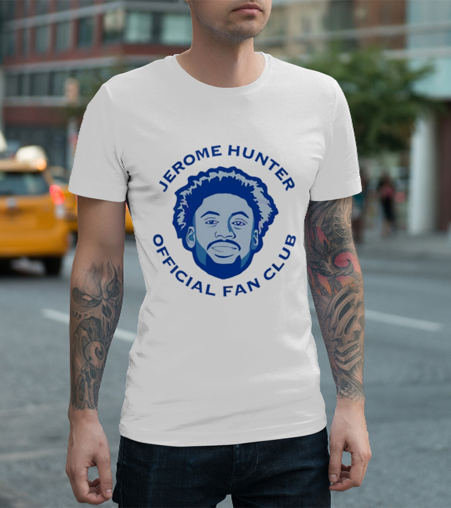 Jerome Hunter Official Fan Club Big Face T-Shirt