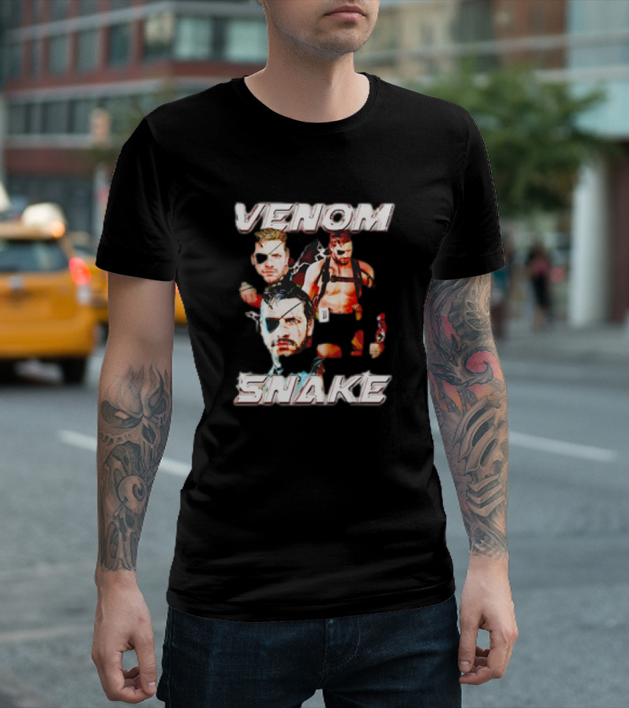Venom Snake Vintage Stealth Warrior T-Shirt