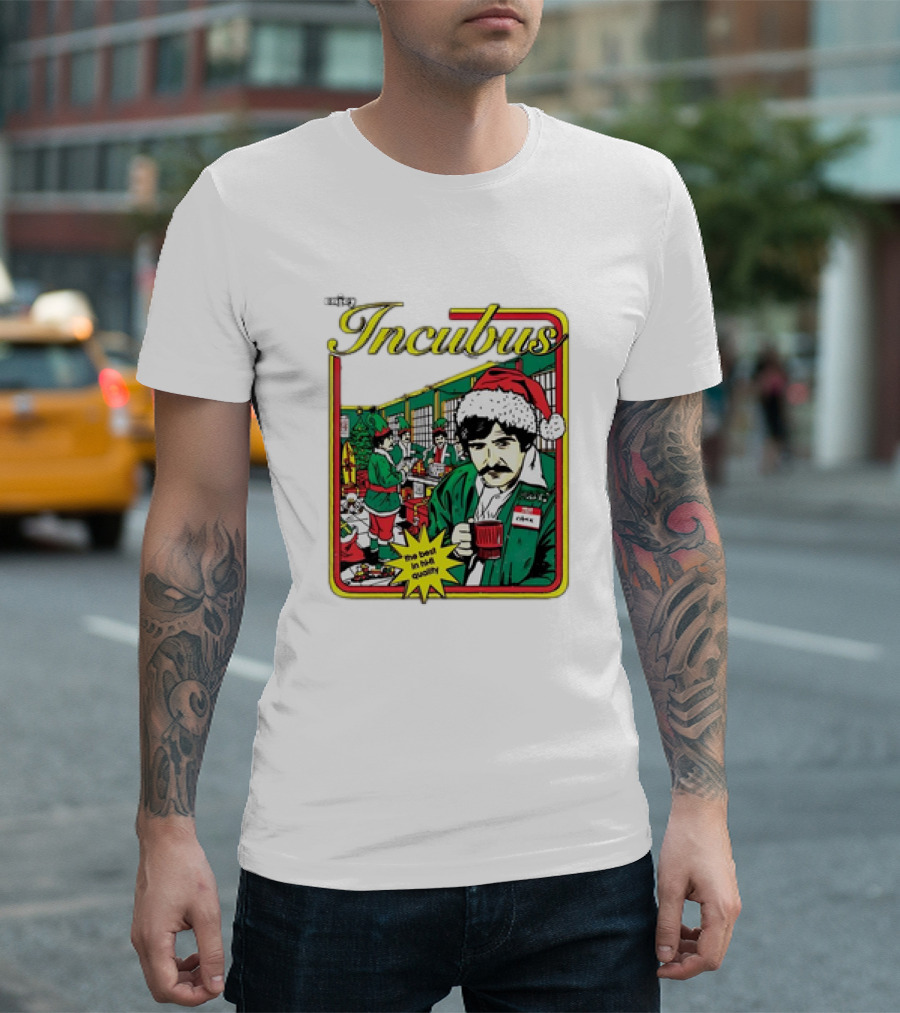 Incubus Santa Chuck Best in Holiday Quality Work Enjoy T-Shirt