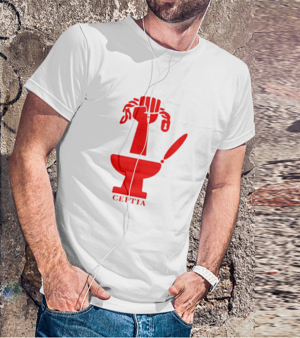 CEPTIA Committee To End Pay Toilets In America Red Fist And Toilet T-Shirt