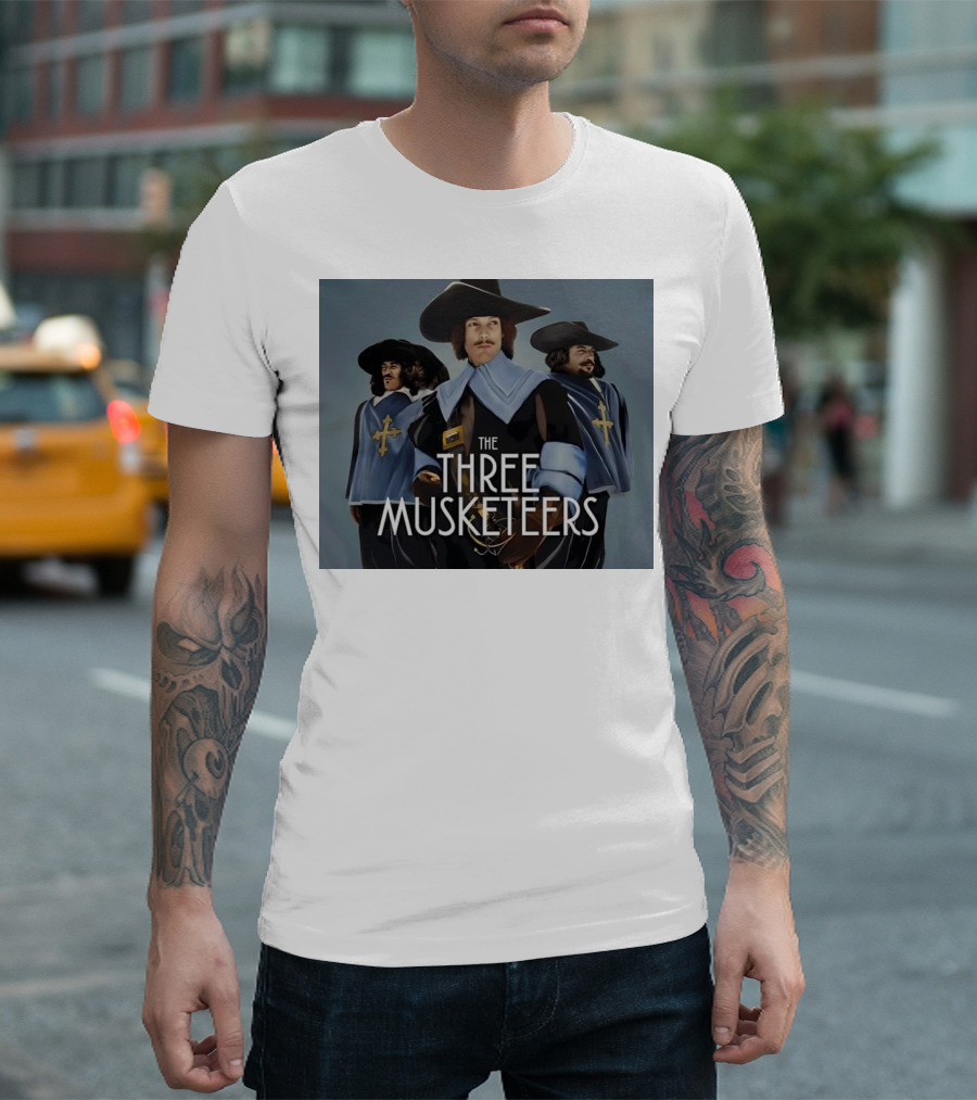 The Three Musketeers Trio In Classic Attire T-Shirt