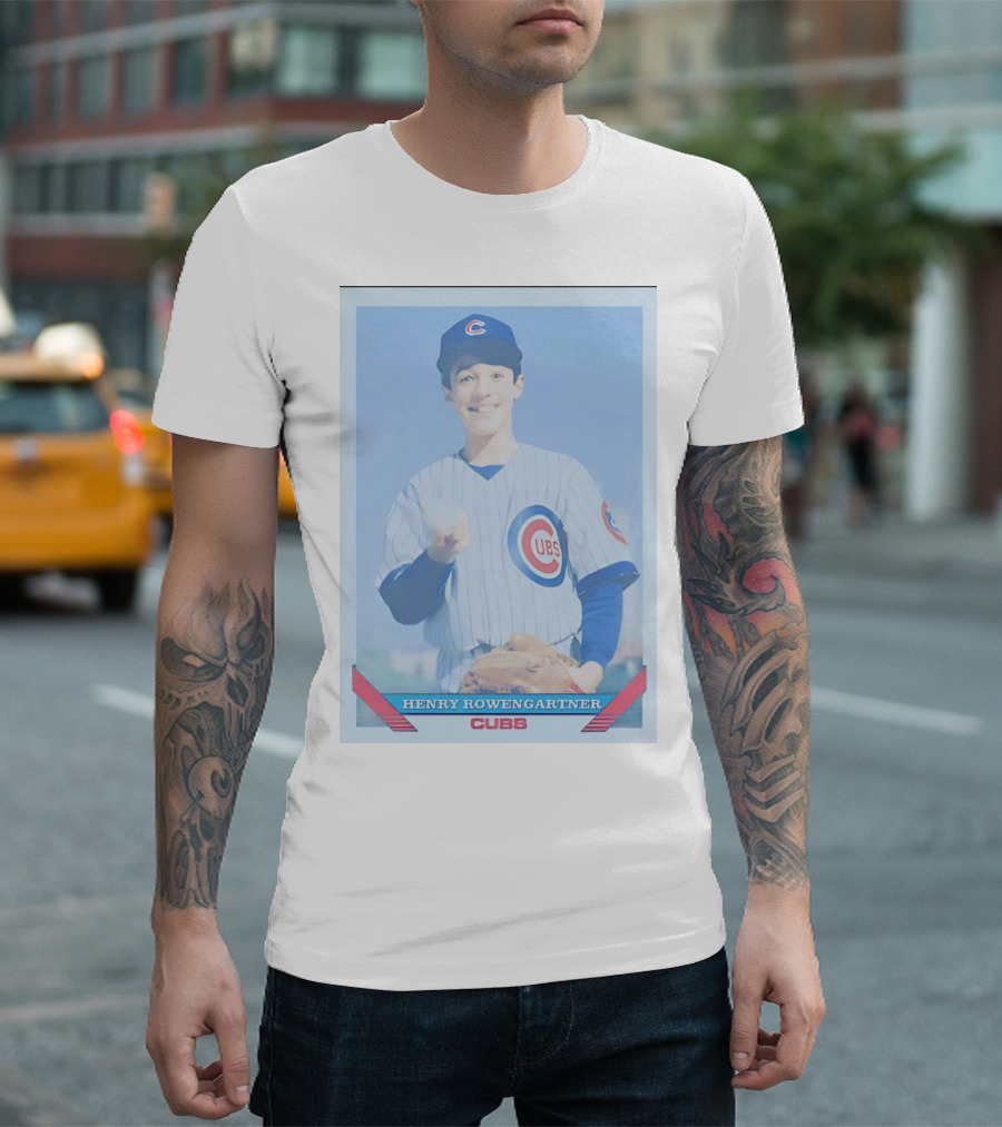 Henry Rowengartner Cubs Rookie Of The Year Baseball Card T-Shirt