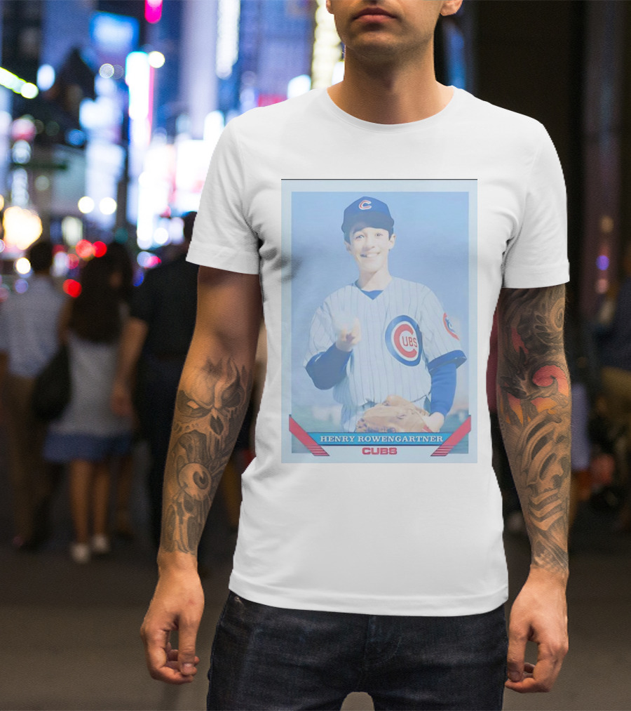Henry Rowengartner Cubs Rookie Of The Year Baseball Card T-Shirt