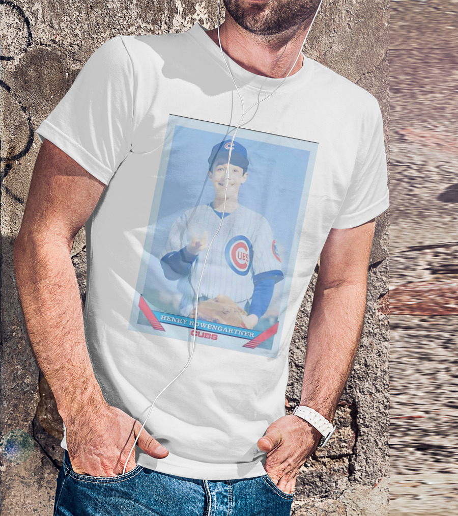 Henry Rowengartner Cubs Rookie Of The Year Baseball Card T-Shirt